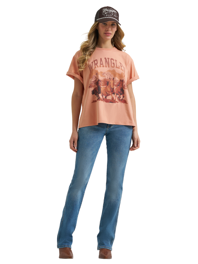 T-shirt Three Horses - Femme