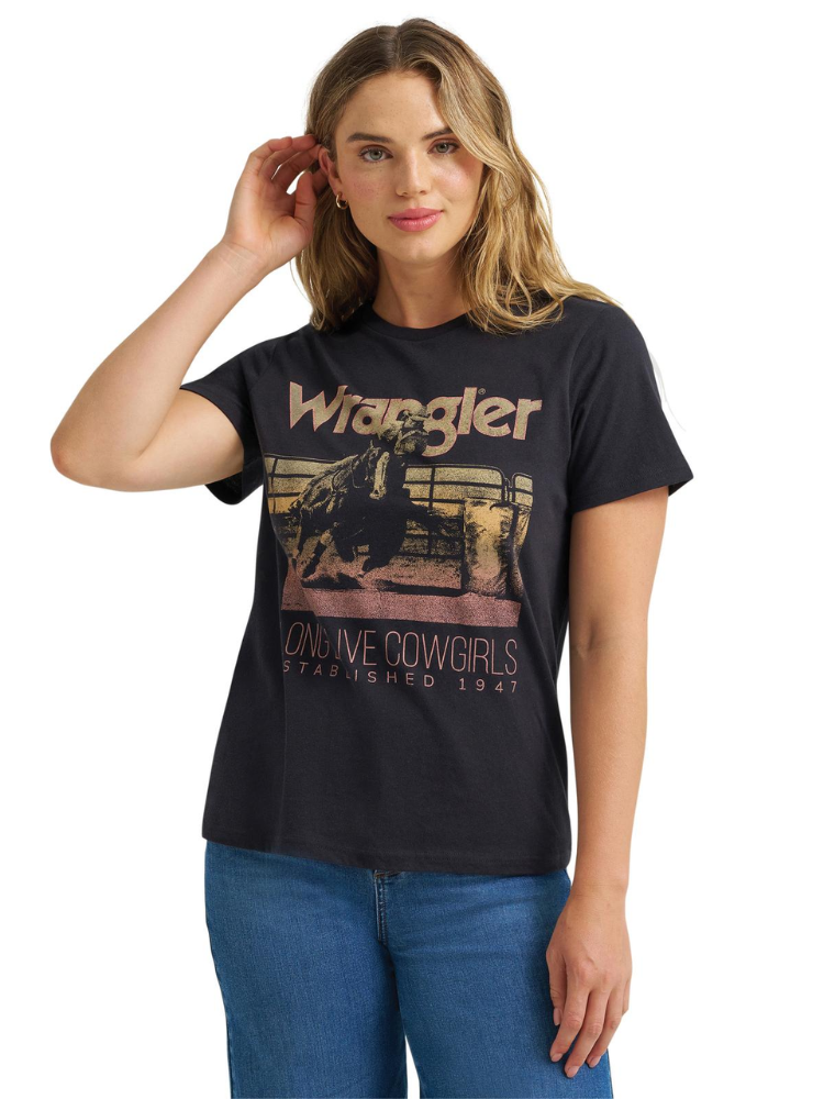 T-Shirt Retro Barrel Black Beauty - Femme