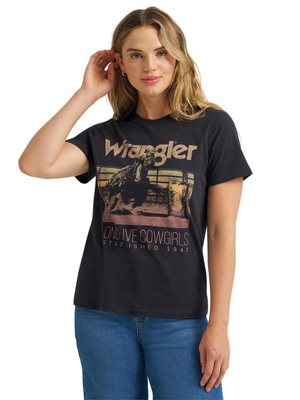 T-Shirt Retro Barrel Black Beauty - Femme