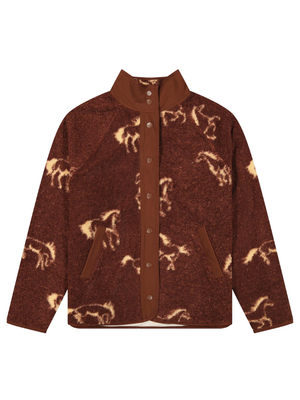Veste sherpa Big Sky Hay Away Horses - Femme