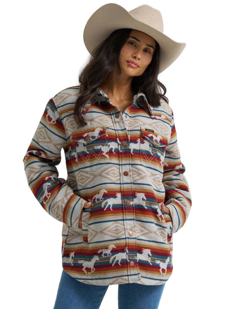 Veste-chemise Run the Ranch Jacquard - Femme
