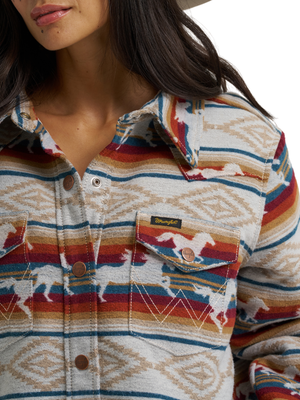 Veste-chemise Run the Ranch Jacquard - Femme