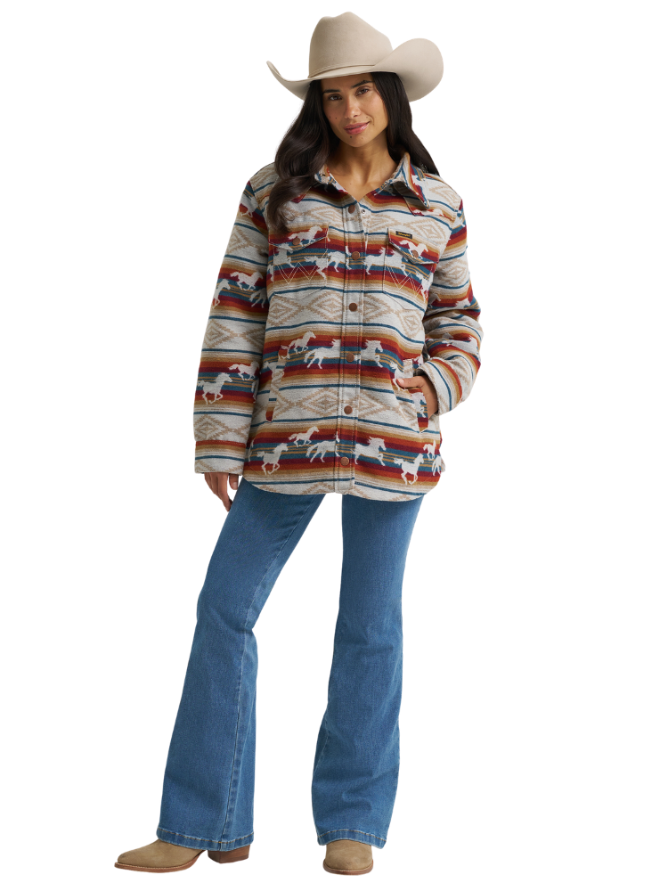 Veste-chemise Run the Ranch Jacquard - Femme