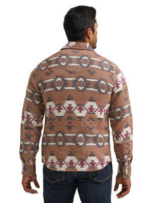 Surchemise Retro® Aztec Brun - Homme