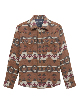 Surchemise Retro® Aztec Brun - Homme