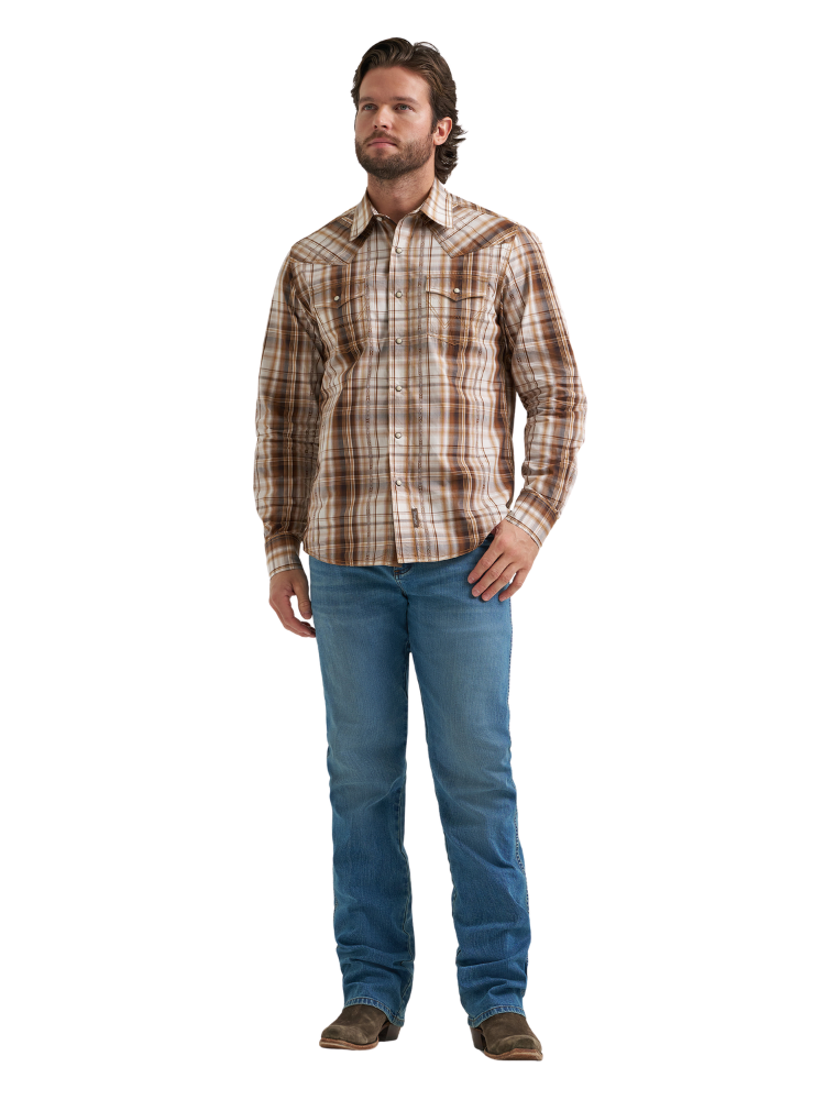 Chemise Western Retro® Premium à Carreaux - Homme