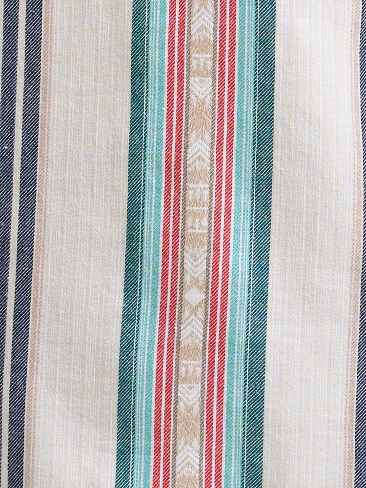 Chemise Western Retro® Premium Tan Multi Stripe à snaps - Homme