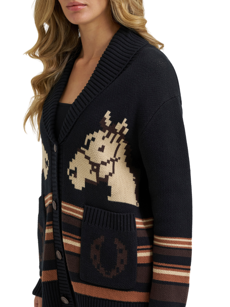 Cardigan en tricot Retro® Punchy - Femme