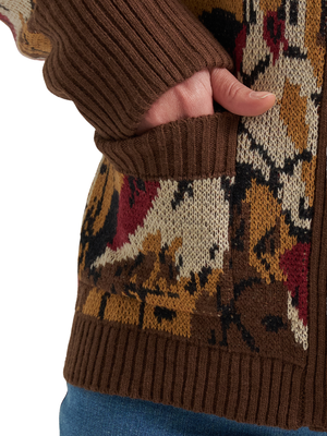 Cardigan Retro® Punchy Horses - Femme