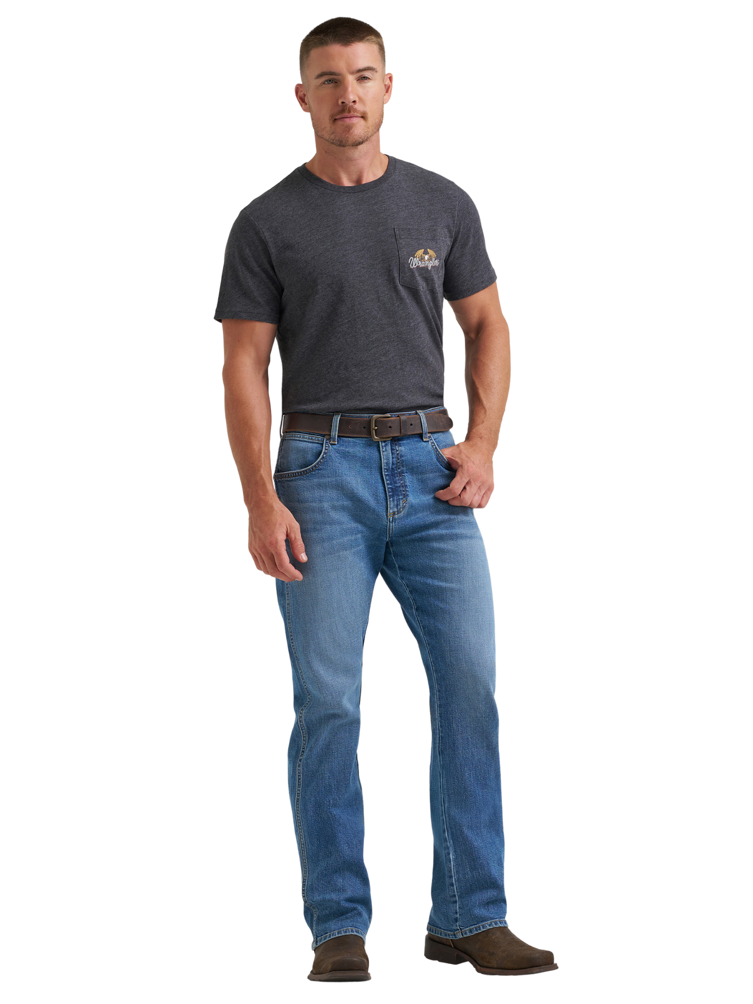 Jeans Western Retro® Relaxed Bootcut Evans - Homme