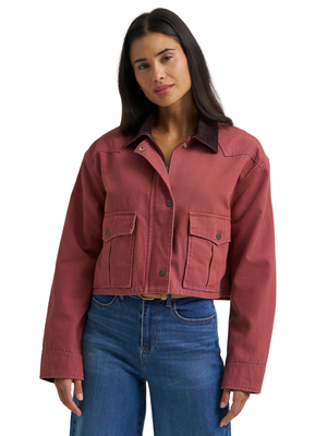 Veste Retro® Utility Cropped - Femme
