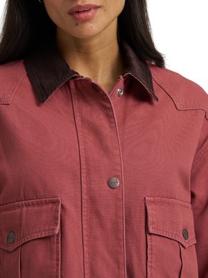 Veste Retro® Utility Cropped - Femme
