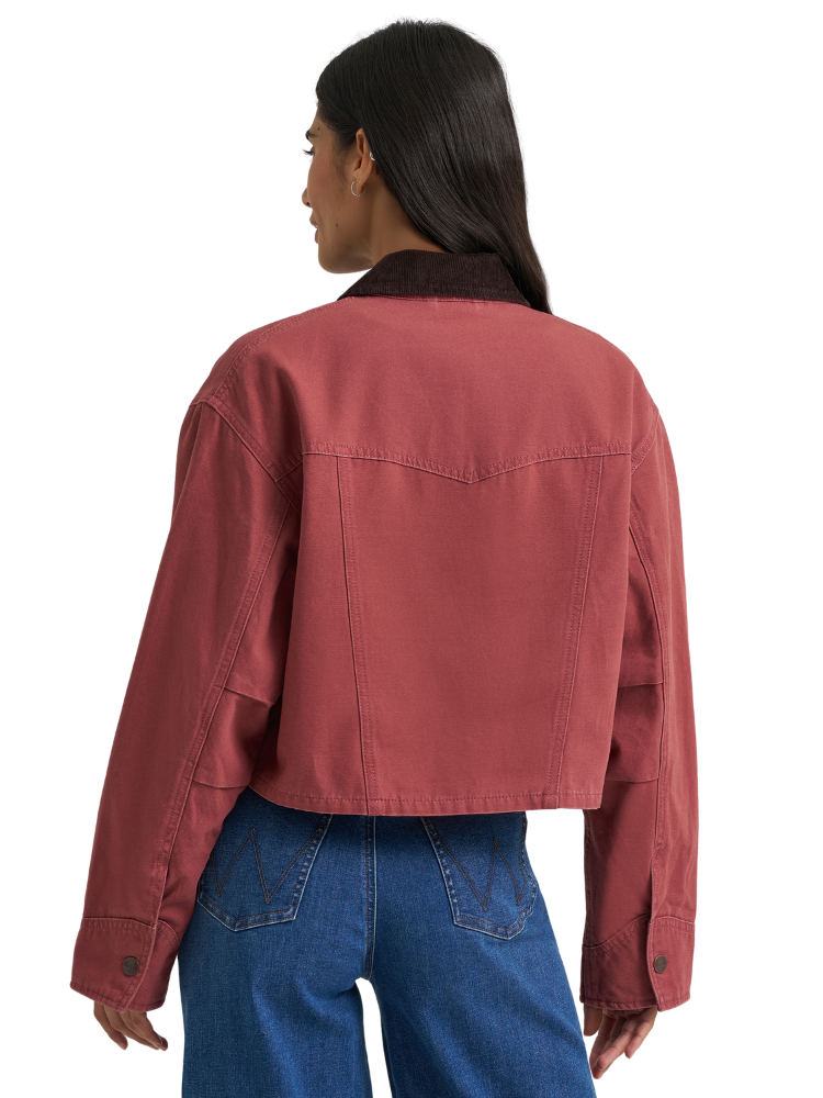 Veste Retro® Utility Cropped - Femme