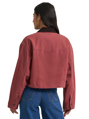 Veste Retro® Utility Cropped - Femme