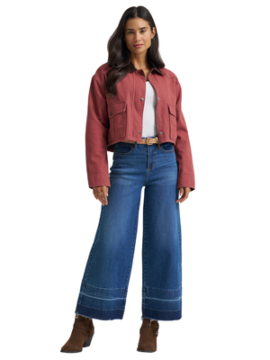 Veste Retro® Utility Cropped - Femme