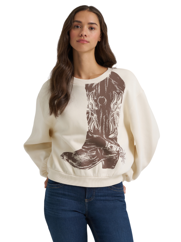 Chandail à manches longues Boot Cream - Femme