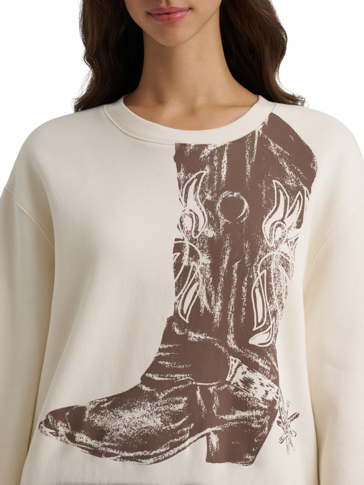 Chandail à manches longues Boot Cream - Femme