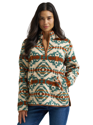 Pull Sherpa zippé Vintage Retro® - Femme