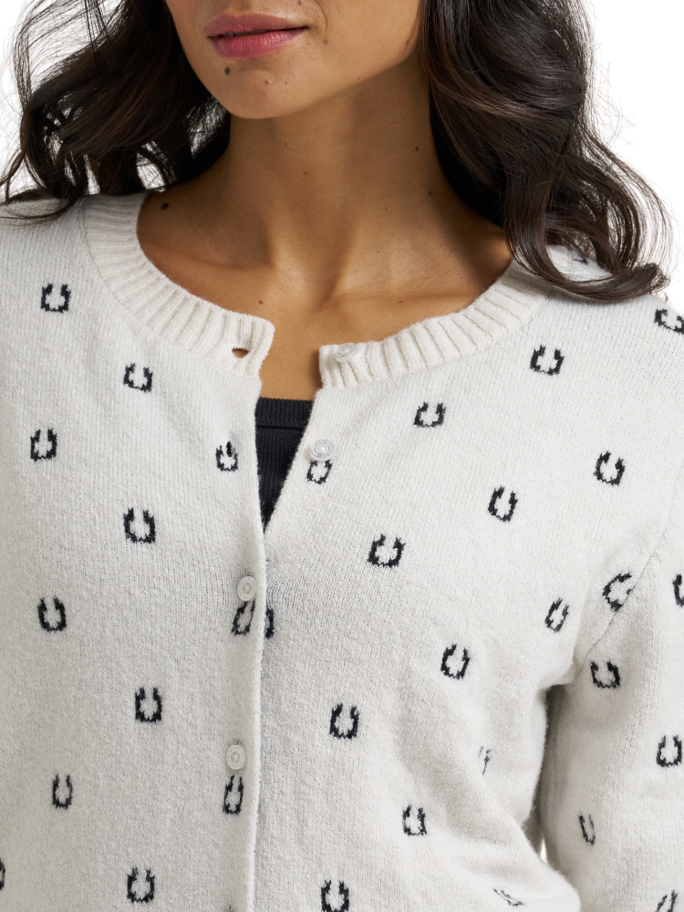 Cardigan Retro® Vintage Horseshoe - Femme