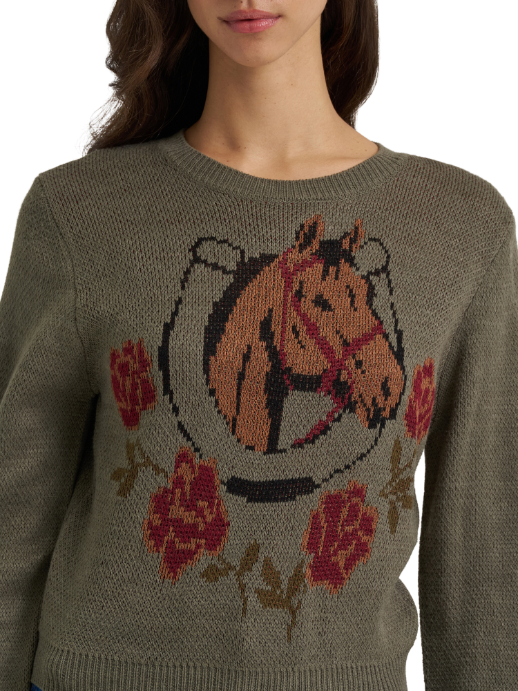 Chandail en tricot Retro Vintage - Femme