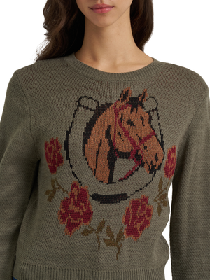 Chandail en tricot Retro Vintage - Femme