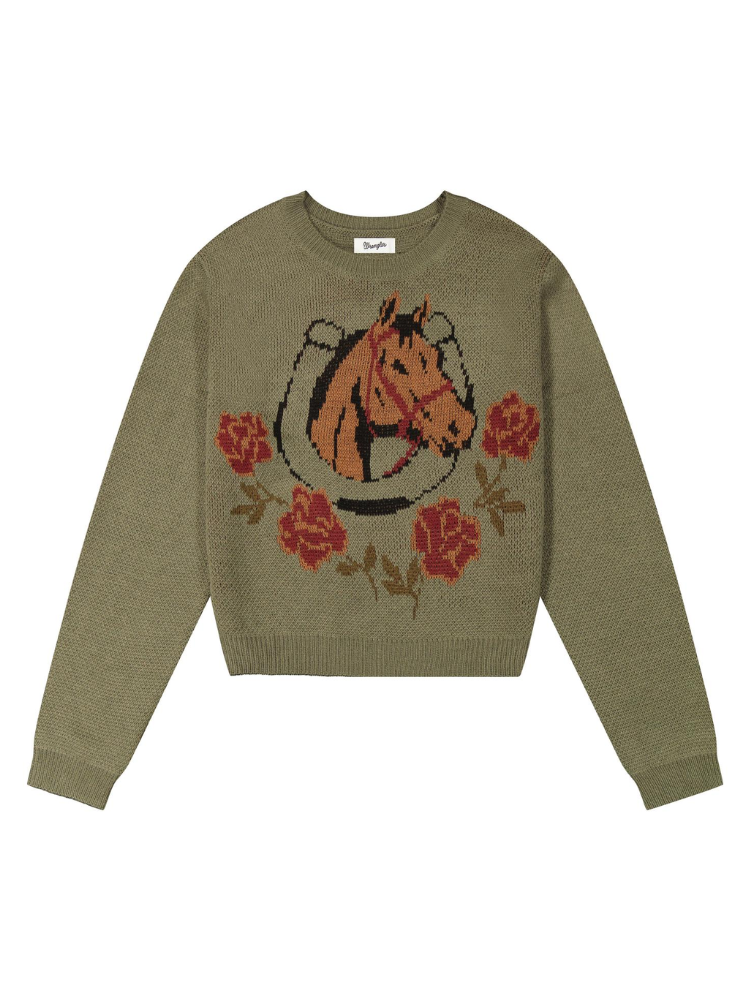 Chandail en tricot Retro Vintage - Femme