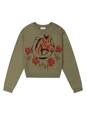 Chandail en tricot Retro Vintage - Femme