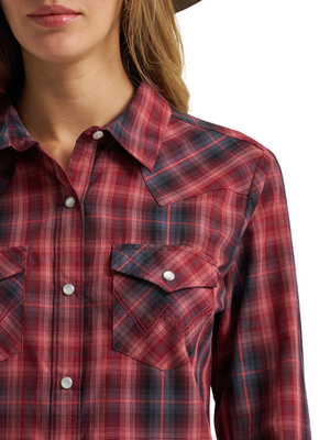 Chemise Western Retro® Port à Carreaux - Femme