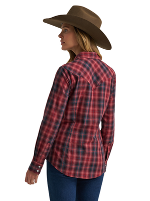 Chemise Western Retro® Port à Carreaux - Femme