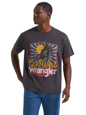 T-Shirt Vintage Cowboy - Homme