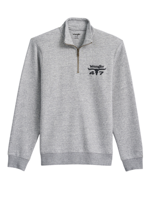 Chandail 1/4 zip scoops Gris - Homme
