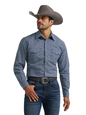 Chemise 20X® Competition Advanced Comfort Print Bleu - Homme