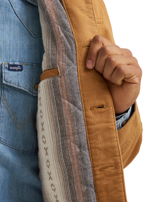 Manteau western en toile doublée - Homme