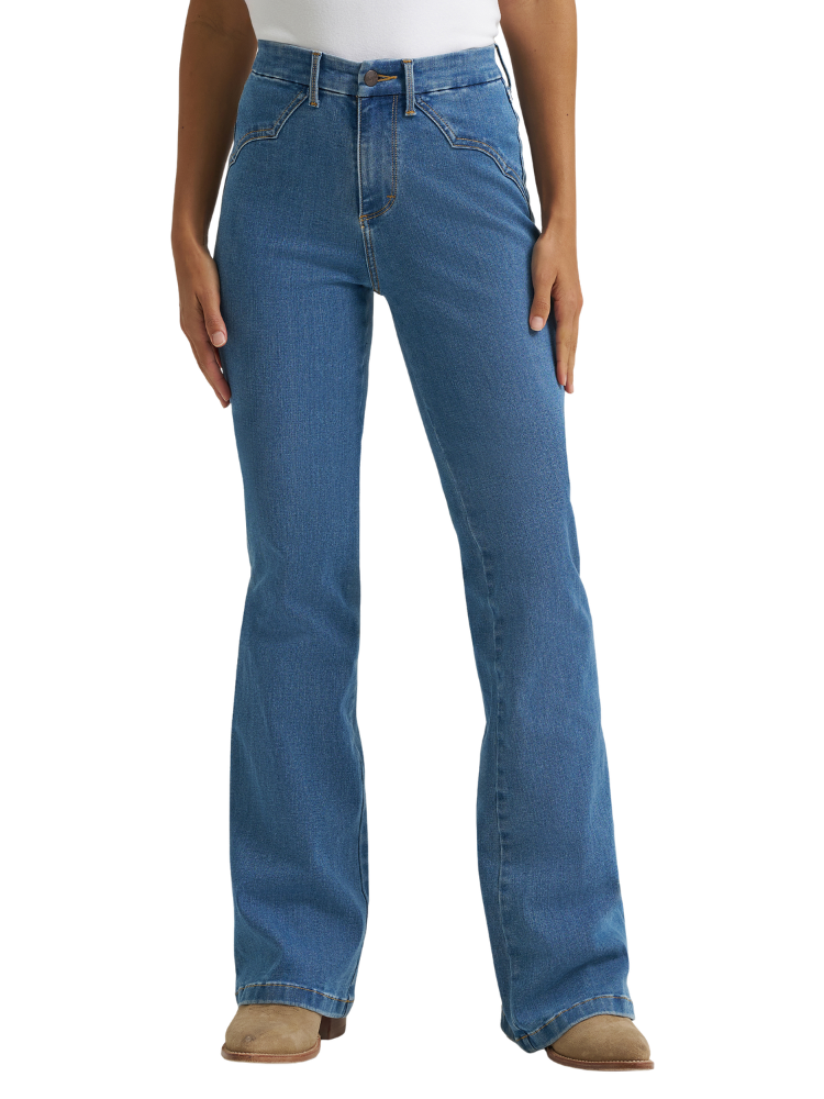 Jeans Western Bespoke High Rise Fashion Flare Jemma - Femme
