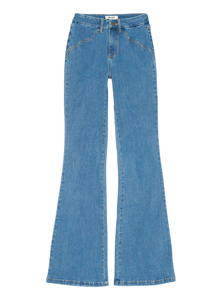 Jeans Western Bespoke High Rise Fashion Flare Jemma - Femme