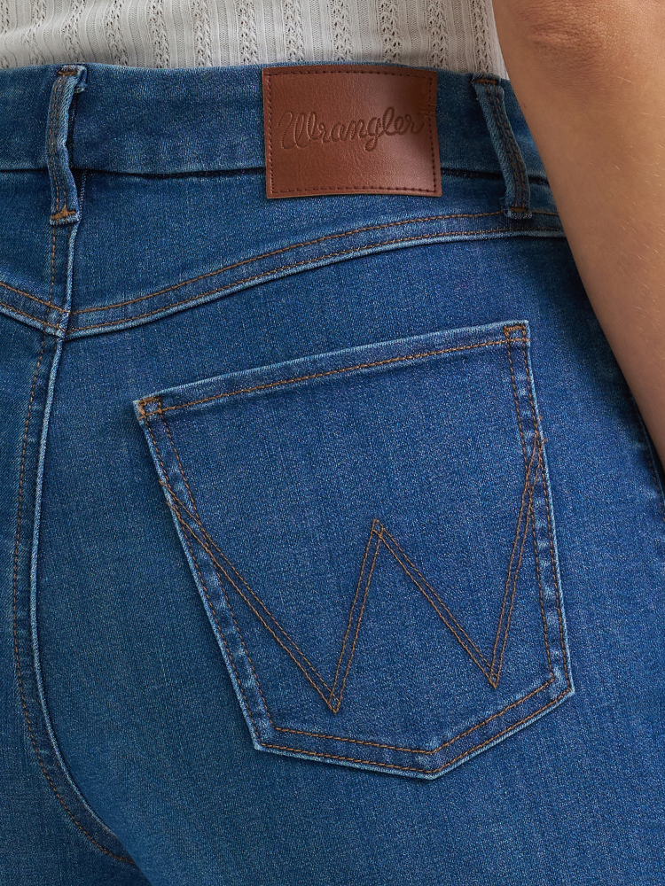 Jeans Western Bespoke Wide Leg Vienna taille haute - Femme