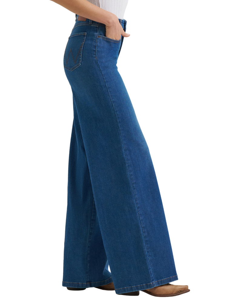 Jeans Western Bespoke Wide Leg Vienna taille haute - Femme
