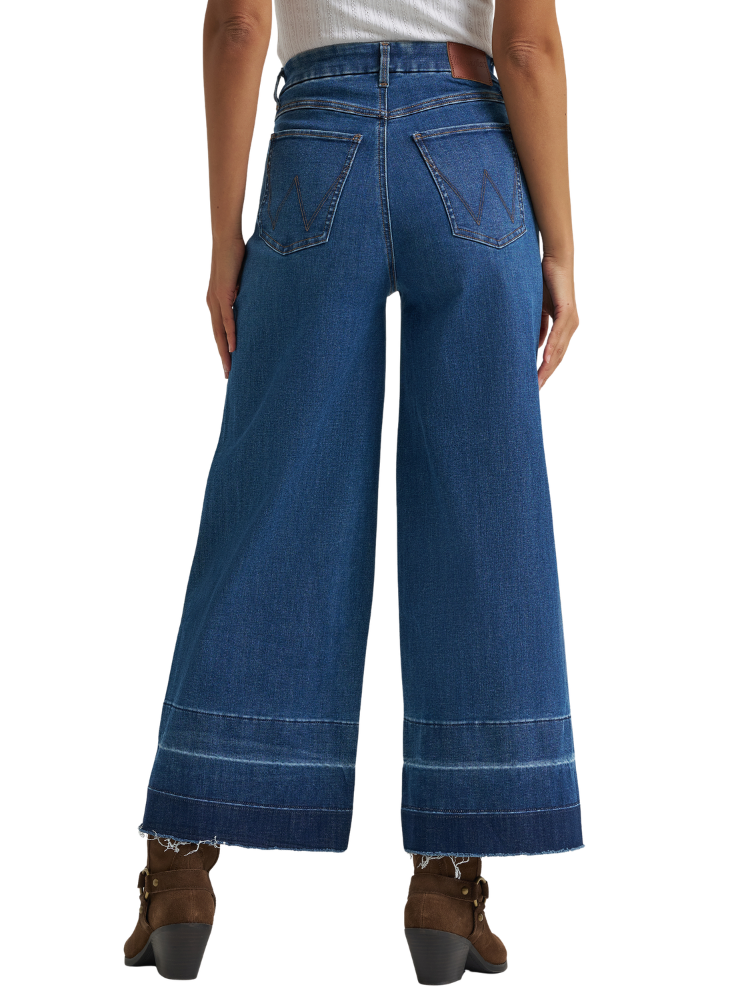 Jeans Western Bespoke Wideleg Crop Leanna - Femme