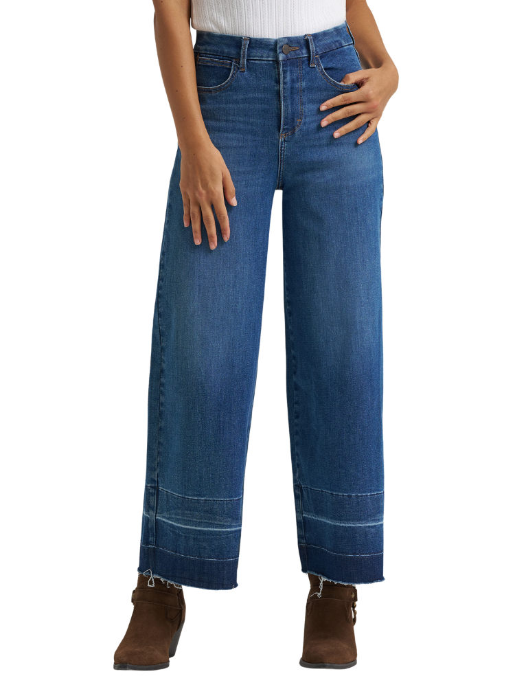 Jeans Western Bespoke Wideleg Crop Leanna - Femme