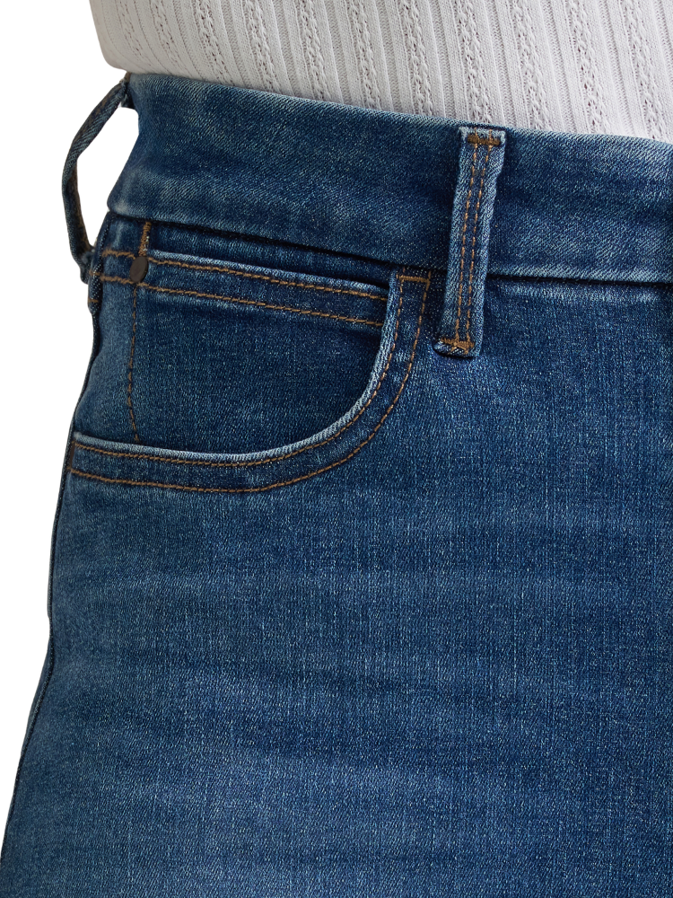 Jeans Western Bespoke Wideleg Crop Leanna - Femme