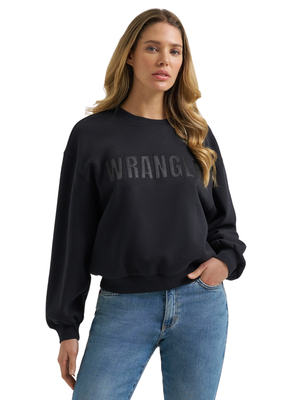 Crewneck Canyon Oversize Pip Noir - Femme