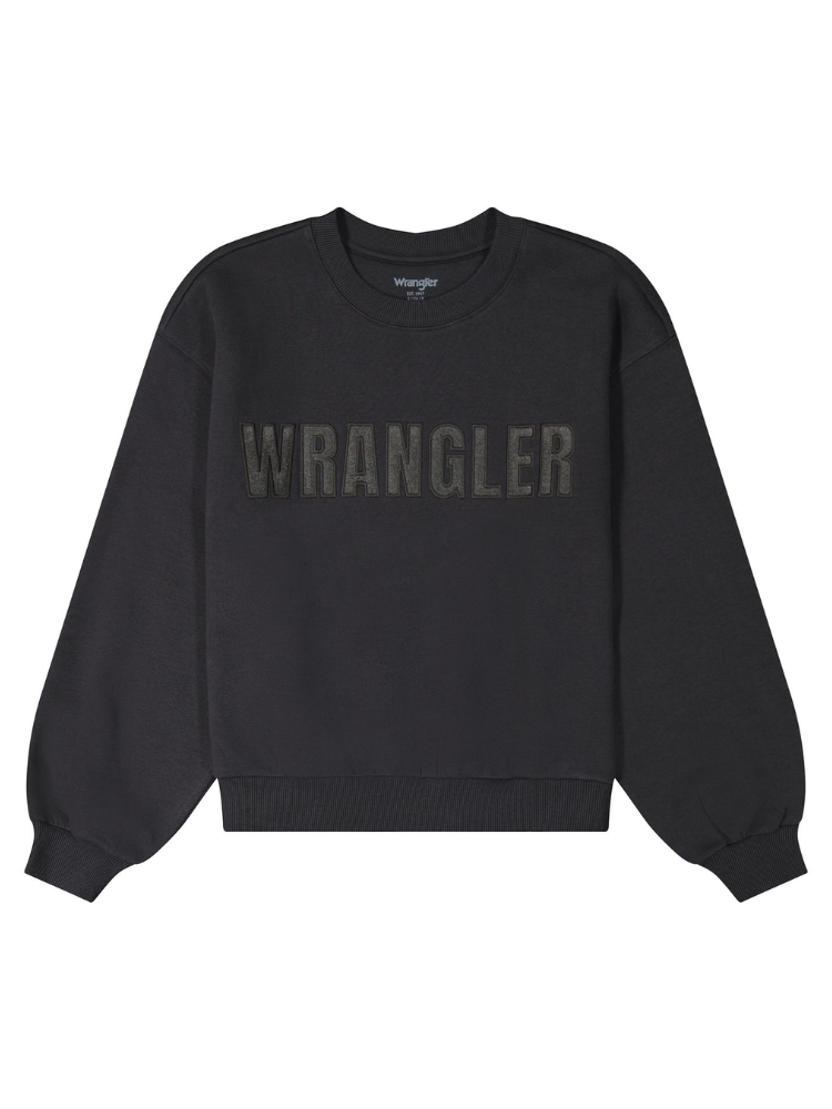Crewneck Canyon Oversize Pip Noir - Femme