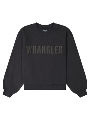 Crewneck Canyon Oversize Pip Noir - Femme