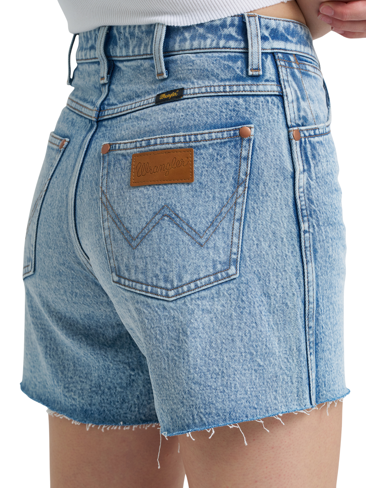 Short Cowboy Taille haute Blissful - Femme
