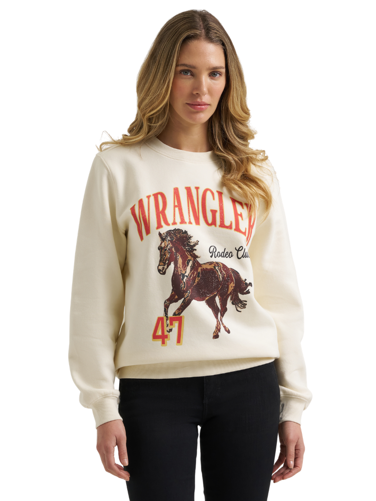 Chandail molleton Rodeo Club Horse - Femme