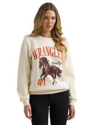 Chandail molleton Rodeo Club Horse - Femme