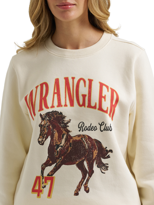 Chandail molleton Rodeo Club Horse - Femme