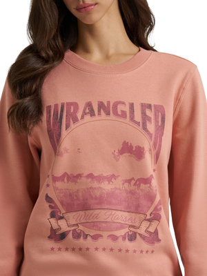 Chandail Crew Fleece Cameo Brown - Femme