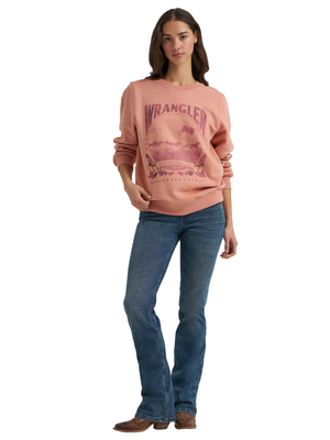 Chandail Crew Fleece Cameo Brown - Femme