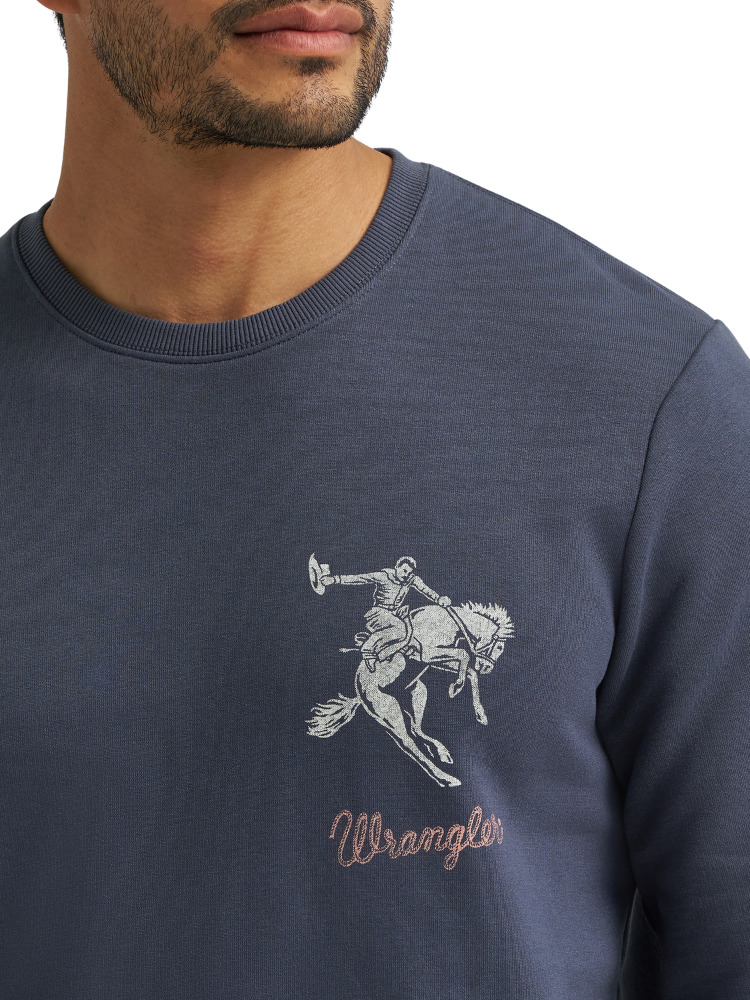 Crewneck Fleece Bucking Bonc - Homme